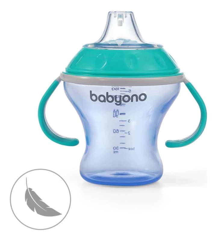 BABYONO Cup with Soft Spout NATURAL NURSING 180 ml