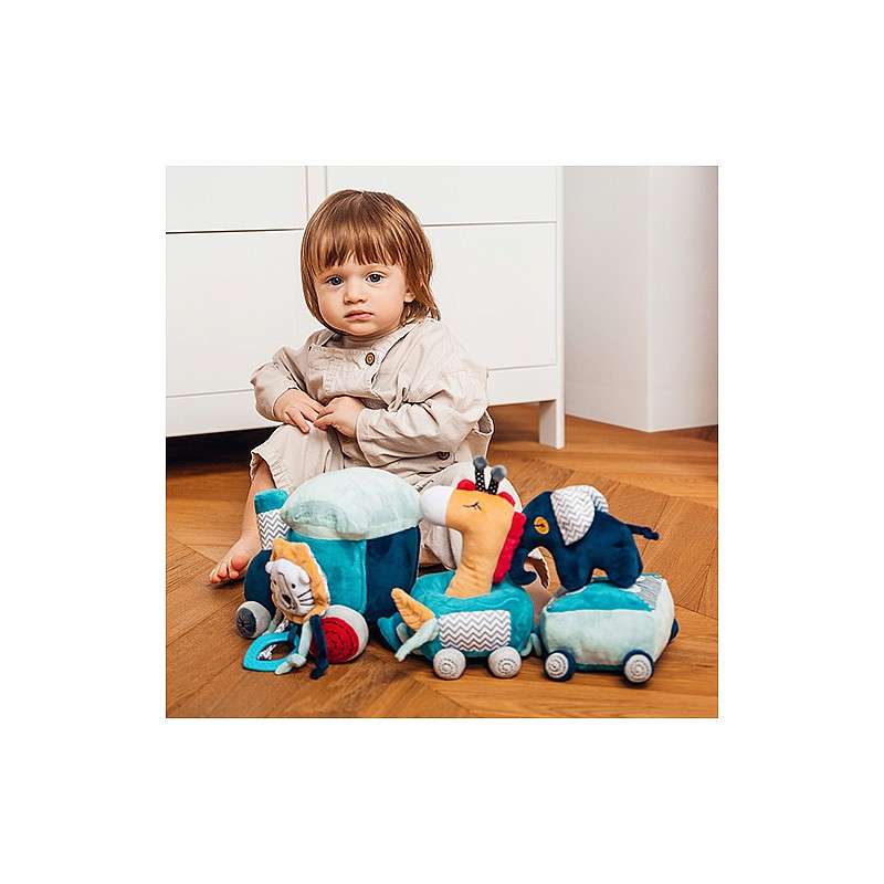 BABYONO Development Toy SAFARI TRAIN