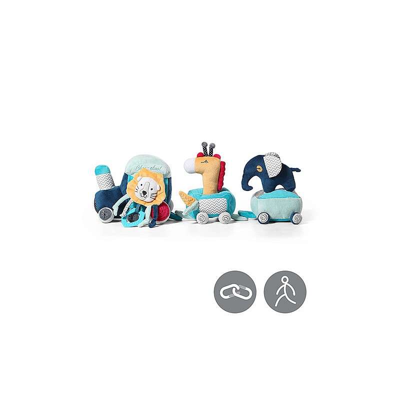 BABYONO Development Toy SAFARI TRAIN