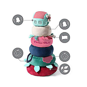 BABYONO Developing Toy – Dream Mill Pyramid