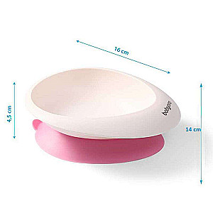 BABYONO Plate with Spoon and Suction Cup 230ml 6m+