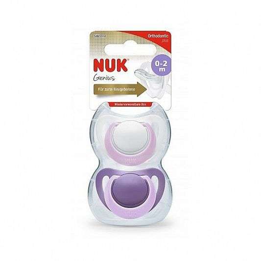 NUK Silicone Pacifier GENIUS 0-2 months