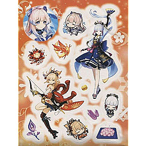 Genshin Impact. Orange Stickers