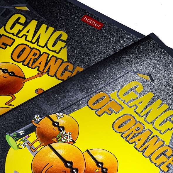 Notebook 48 sheets A5 size grid - Orange Gang