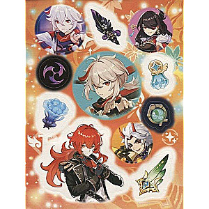 Genshin Impact. Blue Stickers