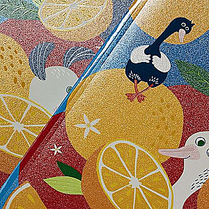 Notebook 48 sheets A5 format LINE - Orange Stories