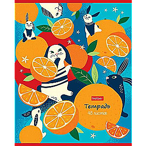 Notebook 48 sheets A5 format LINE - Orange Stories