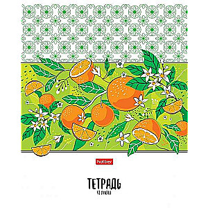 Notebook 48 sheets A5 size grid - Orange mood