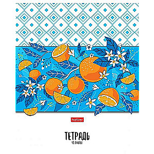 Notebook 48 sheets A5 size grid - Orange mood
