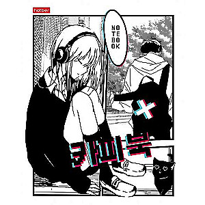 Notebook 48 sheets A5 format grid - Anime_comic