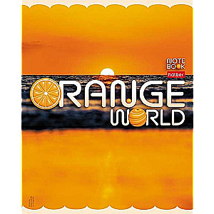 Notebook 96 sheets A5 grid - Orange World
