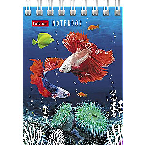 Notepad 40 sheets A7f grid - Underwater World