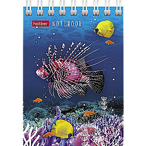 Notepad 40 sheets A7f grid - Underwater World