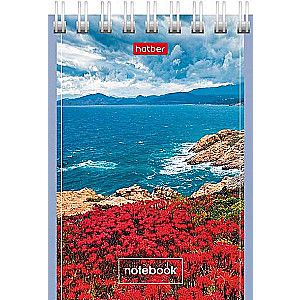 Notebook 40 sheets A7 size grid - Magnificent Landscapes