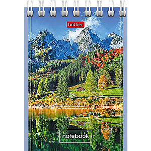 Notebook 40 sheets A7 size grid - Magnificent Landscapes