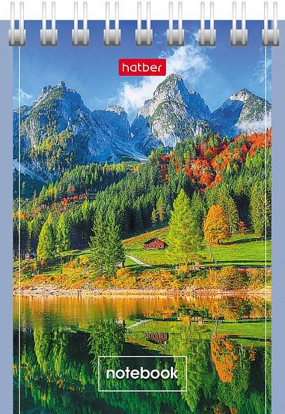 Notebook 40 sheets A7 size grid - Magnificent Landscapes