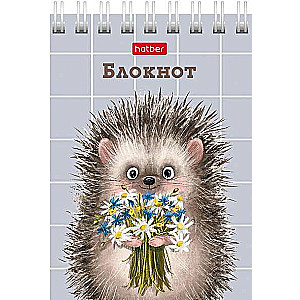Notebook 40 sheets A7f grid - It's good to be a hedgehog