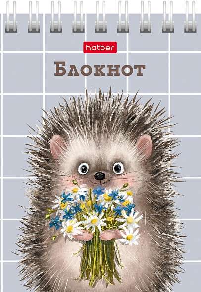 Notebook 40 sheets A7f grid - It's good to be a hedgehog