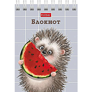 Notebook 40 sheets A7f grid - It's good to be a hedgehog