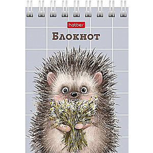 Notebook 40 sheets A7f grid - It's good to be a hedgehog