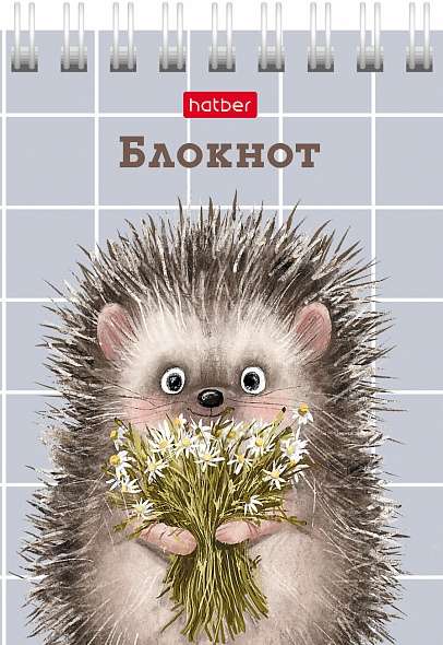 Notebook 40 sheets A7f grid - It's good to be a hedgehog