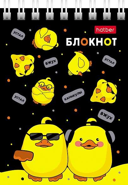 Notebook 60 sheets A7f grid - Duck Tales