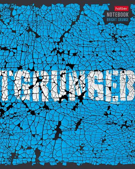 Notebook 96 sheets A5 grid - Bright Grunge