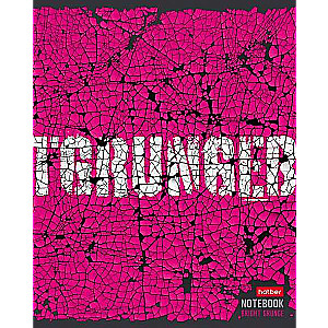 Notebook 96 sheets A5 grid - Bright Grunge