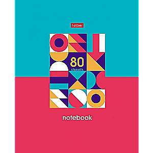 Notebook 80 sheets A5 grid - Graphic Patterns