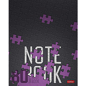 Notebook 80 sheets A5, grid - Puzzlestyle