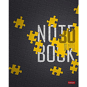 Notebook 80 sheets A5, grid - Puzzlestyle