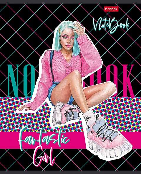 Notebook 60 sheets A5 with grid - Zoomer-girl