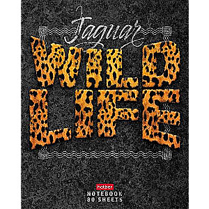 Notebook 80 sheets A5 size grid - Wild Life