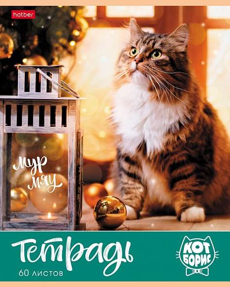 Notebook 60 sheets A5 size - Cat Boris