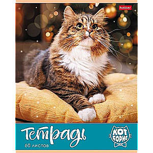 Notebook 60 sheets A5 size - Cat Boris