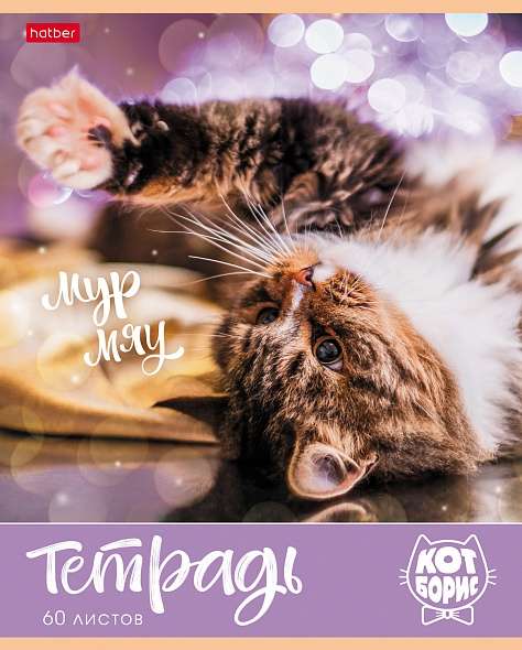 Notebook 60 sheets A5 size - Cat Boris