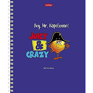 Notebook 48 sheets A5 grid - Mr.Lemon