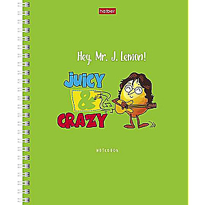 Notebook 48 sheets A5 grid - Mr.Lemon