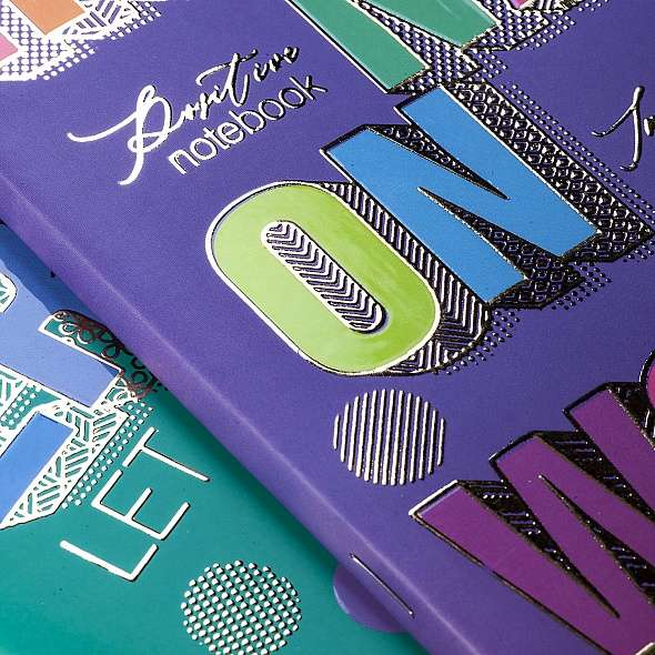 Notebook 80 pages A5 format - Live in the mood!