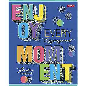 Notebook 80 pages A5 format - Live in the mood!