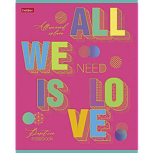 Notebook 80 pages A5 format - Live in the mood!