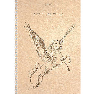 Notebook 80 sheets A4 grid - Golden Pegasus