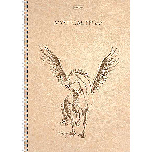 Notebook 80 sheets A4 grid - Golden Pegasus