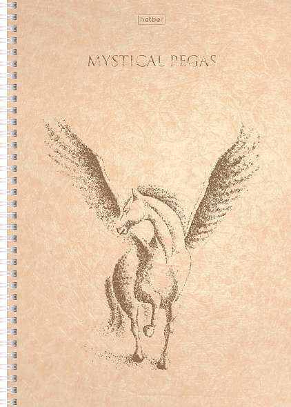 Notebook 80 sheets A4 grid - Golden Pegasus