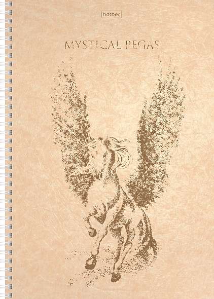 Notebook 80 sheets A4 grid - Golden Pegasus