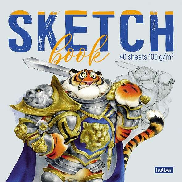 Premium SketchBook Notebook 40 sheets A5 size 165x165mm
