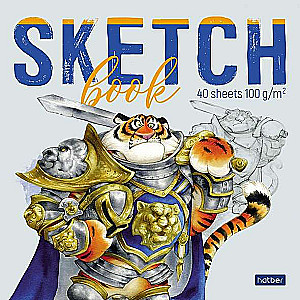 Premium SketchBook Notebook 40 sheets A5 size 165x165mm