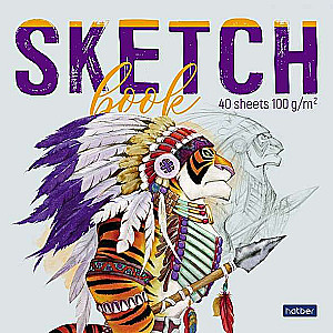 Premium SketchBook Notebook 40 sheets A5 size 165x165mm