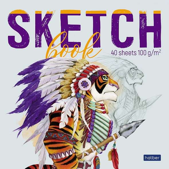 Premium SketchBook Notebook 40 sheets A5 size 165x165mm