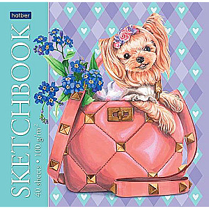 Premium SketchBook Notebook 40 sheets A5 format 165x165mm